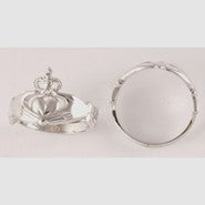 14k White Gold Claddagh Ring