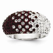 Sterling Silver Swarovski Elements Starkville Spirit Ring