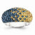 Sterling Silver Swarovski Elements Pittsburgh Spirit Ring