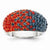 Sterling Silver Swarovski Elements Urbana-Champaign Spirit Ring
