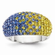 Sterling Silver Swarovski Elements Los Angeles Spirit Ring