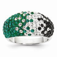 Sterling Silver Swarovski Elements Huntington Spirit Ring