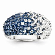 Sterling Silver Swarovski Elements Storrs Spirit Ring