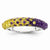 Sterling Silver Swarovski Elements Baton Rouge Spirit Domed Ring