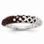 Sterling Silver Swarovski Elements Starkville Spirit Domed Ring