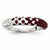 Sterling Silver Swarovski Elements Fayetteville Spirit Domed Ring