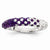 Sterling Silver Swarovski Elements Fort Worth Spirit Domed Ring