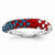 Sterling Silver Swarovski Elements Tucson Spirit Domed Ring