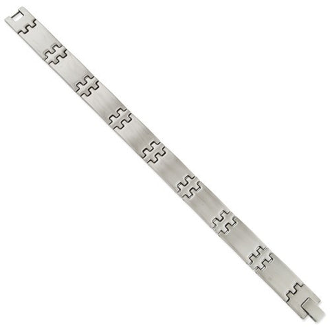 Stainless Steel Brushed and Polished Bracelet