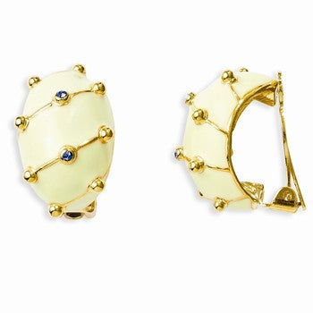 Kennedy Enamel Earclip Earrings