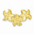 14k Gold Fits up to 4mm & 6mm Satin Diamond-cut Starfish Slide Pendant, Pendants for Necklace
