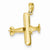 14k Gold 3-D Bi-Plane Pendant, Pendants for Necklace