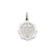 Registered Nurse Disc Charm in 14k White Gold