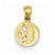 14k Gold Moon & Stars Pendant, Pendants for Necklace