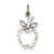 14k White Gold Diamond-cut Apple Charm hide-image