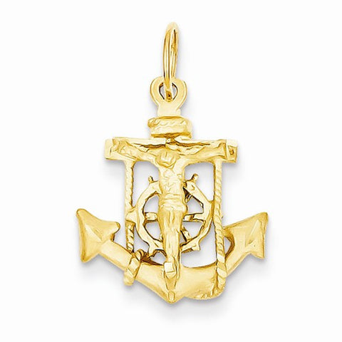 14k Gold Mariners Cross pendant, Appealing Pendants for Necklace