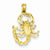 14k Gold Scorpion Pendant, Pendants for Necklace