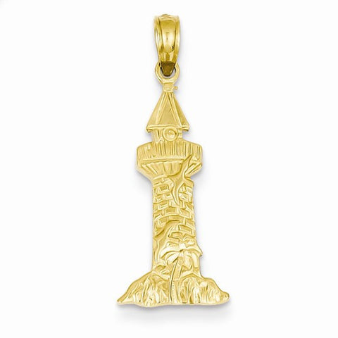 14k Gold Lighthouse pendant, Appealing Pendants for Necklace