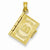 14k Gold Ten Commandments Bible Pendant, Pendants for Necklace