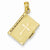14k Gold Lords Prayer Bible Pendant, Pendants for Necklace