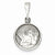 14k White Gold Polished & Satin Angel Pendant, Pendants for Necklace