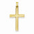14k Gold Polished Cross Pendant, Adorable Pendants for Necklace