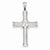14k White Gold Polished Cross pendant, Pretty Pendants for Necklace