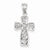 14k White Gold Filigree Cross pendant, Lovely Pendants for Necklace