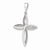 14k White Gold Passion Cross pendant, Stylish Pendants for Necklace