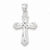 14k White Gold Passion Cross pendant, Classy Pendants for Necklace
