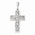 14k White Gold Thorn Cross Pendant, Pendants for Necklace