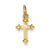 14k Gold Small Cross Charm hide-image