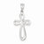 14k White Gold Cross Pendant, Delightful Pendants for Necklace