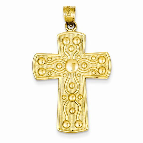 14k Gold Cross w/Serenity Prayer Pendant, Pendants for Necklace
