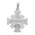14k White Gold Jerusalem Cross pendant