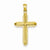 14k Gold Polished Cross Pendant, Appealing Pendants for Necklace