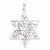 14k White Gold 12 Tribes Star of David Pendant, Pendants for Necklace