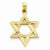 14k Gold Polished Star of David pendant, Gorgeous Pendants for Necklace