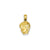Boy Head Charm in 14k Gold
