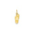 Diamond-cut Foot Charm in 14k Gold