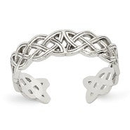 14k White Gold Celtic Knot Toe Ring