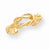 14k Yellow Gold Love Knot Toe Ring