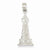14k White Gold Lighthouse Pendant, Pendants for Necklace
