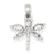 14k White Gold Mini Dragonfly Charm hide-image