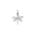 Mini Dragonfly Charm in 14k White Gold