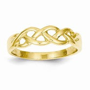 14k Yellow Gold Free Form Knot Ring
