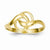 14k Yellow Gold Free Form Ring