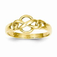 14k Yellow Gold Free Form Knot Ring