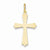 14k Gold Polished Cross Pendant, Appealing Pendants for Necklace
