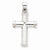 14k White Gold Polished Cross pendant, Exquisite Pendants for Necklace